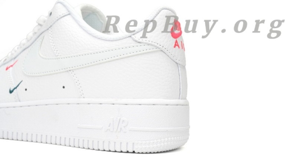 Top Version Nike Air Force 1 Low '07 Essential Double Mini Swoosh Miami Dolphins CT1989-101 - Image 6