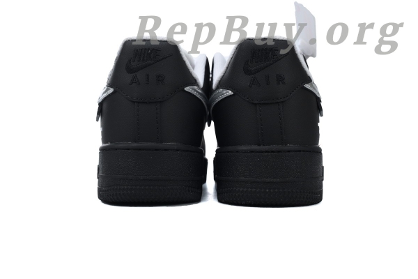 Top Version Nike Air Force 1 Low Black Silver FQ4296-101 - Image 3