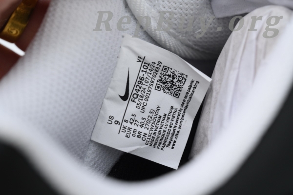 Top Version Nike Air Force 1 Low Black Silver FQ4296-101 - Image 6