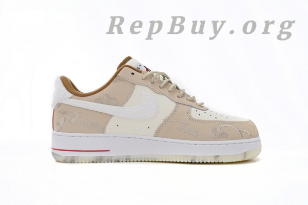 Top Version Nike Air Force 1 Low CNY AF1 Year of The Rabbit FD4341-101 - Image 3