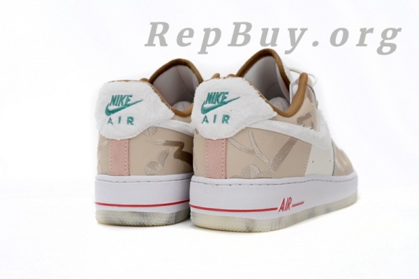 Top Version Nike Air Force 1 Low CNY AF1 Year of The Rabbit FD4341-101 - Image 4