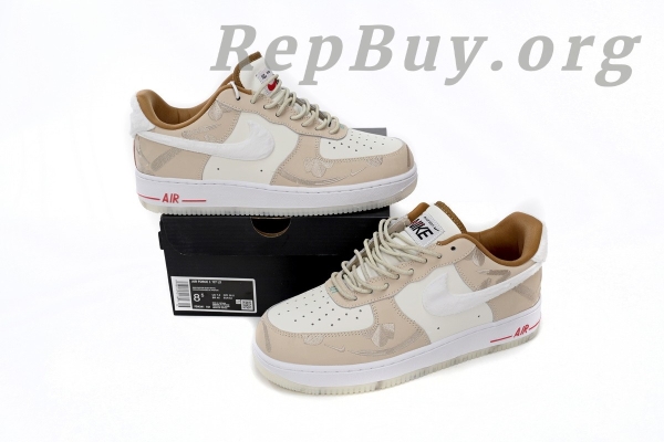 Top Version Nike Air Force 1 Low CNY AF1 Year of The Rabbit FD4341-101 - Image 13