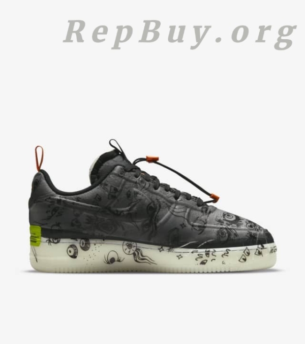 Top Version Nike Air Force 1 Low Experimental Halloween DC8904-001 - Image 4