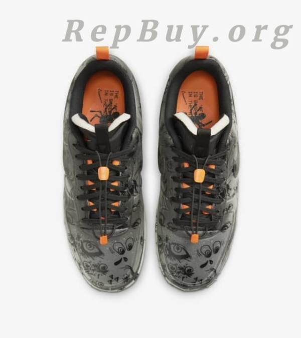Top Version Nike Air Force 1 Low Experimental Halloween DC8904-001 - Image 5