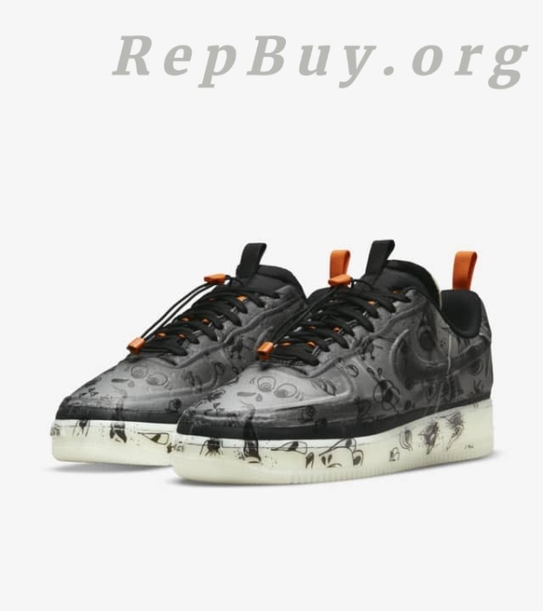 Top Version Nike Air Force 1 Low Experimental Halloween DC8904-001 - Image 7