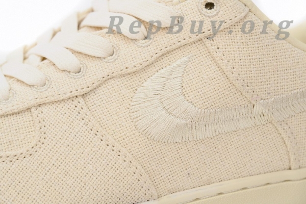 Top Version Nike Air Force 1 Low Stussy Fossil, best replica Nike Air Force 1, high quality Stussy Fossil sneakers, perfect copy CZ9084-200, 1:1 replica Nike shoes, premium Stussy AF1 knockoff, exact duplicate Nike Stussy Fossil