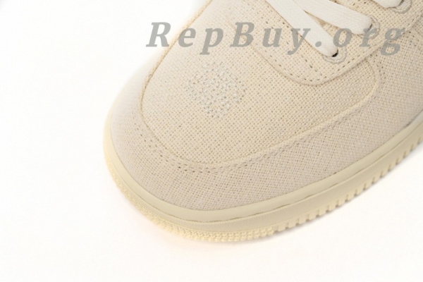 Top Version Nike Air Force 1 Low Stussy Fossil, best replica Nike Air Force 1, high quality Stussy Fossil sneakers, perfect copy CZ9084-200, 1:1 replica Nike shoes, premium Stussy AF1 knockoff, exact duplicate Nike Stussy Fossil