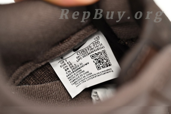 Top Version Nike Air Force 1 Low Supreme Baroque Brown CU9225-200 - Image 8