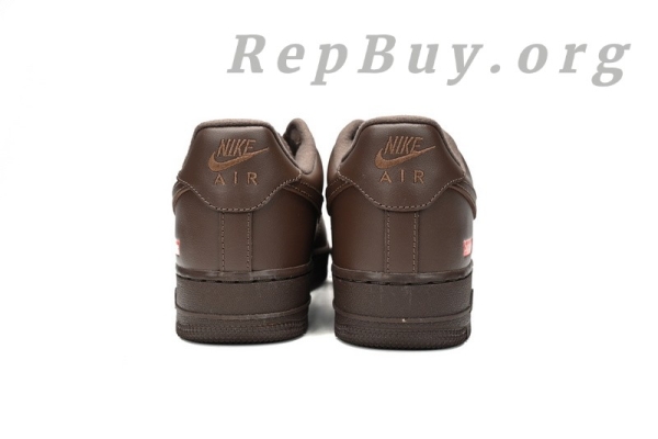 Top Version Nike Air Force 1 Low Supreme Baroque Brown CU9225-200 - Image 3