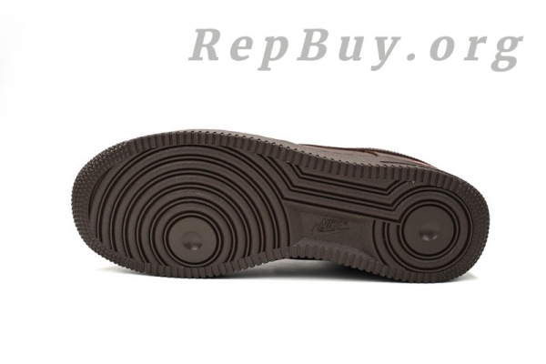 Top Version Nike Air Force 1 Low Supreme Baroque Brown CU9225-200 - Image 4