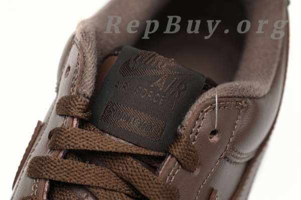 Top Version Nike Air Force 1 Low Supreme Baroque Brown CU9225-200 - Image 7