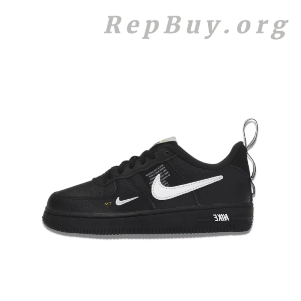 Top Version Nike Air Force 1 Low Utility Black White AJ7747-001