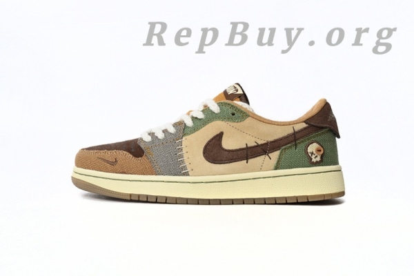 Top Version Nike Air Jordan 1 Retro Low OG "Zion Williamson Voodoo" DZ7292-200 - Image 2