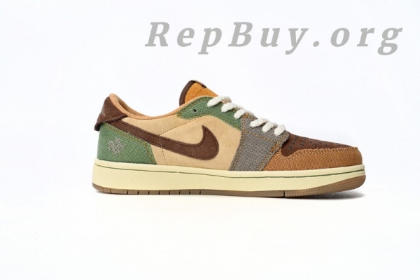 Top Version Nike Air Jordan 1 Retro Low OG "Zion Williamson Voodoo" DZ7292-200 - Image 3