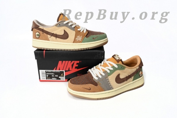 Top Version Nike Air Jordan 1 Retro Low OG "Zion Williamson Voodoo" DZ7292-200 - Image 14