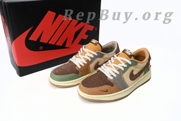 Top Version Nike Air Jordan 1 Retro Low OG "Zion Williamson Voodoo" DZ7292-200 - Image 15