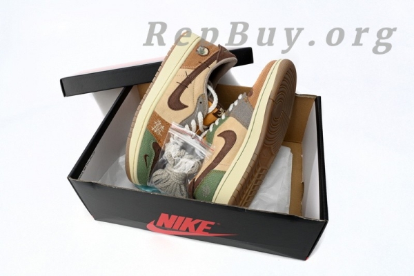 Top Version Nike Air Jordan 1 Retro Low OG "Zion Williamson Voodoo" DZ7292-200 - Image 17