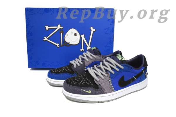 Top Version Nike Air Jordan 1 Retro Low OG "Zion Williamson Voodoo" DZ7292-420 - Image 14