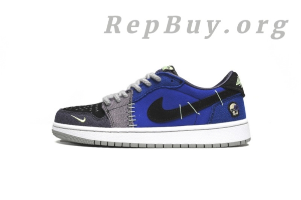 Top Version Nike Air Jordan 1 Retro Low OG "Zion Williamson Voodoo" DZ7292-420