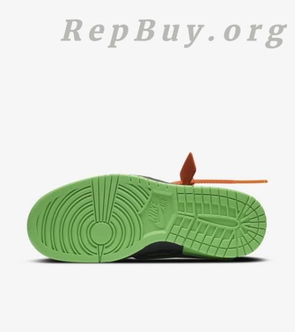 Top Version Nike Air Rubber Dunk Off-White Green Strike CU6015-001, high quality replica Nike shoes, best Off-White Dunk replica, 1:1 copy Nike Air Rubber Dunk, premium replica sneakers, perfect clone Nike shoes, AAA quality Off-White Green Strike