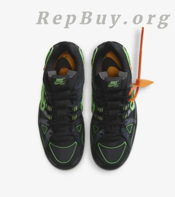 Top Version Nike Air Rubber Dunk Off-White Green Strike CU6015-001, high quality replica Nike shoes, best Off-White Dunk replica, 1:1 copy Nike Air Rubber Dunk, premium replica sneakers, perfect clone Nike shoes, AAA quality Off-White Green Strike
