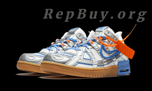 Top Version Nike Air Rubber Dunk Off-White UNC CU6015-100 - 图片 3