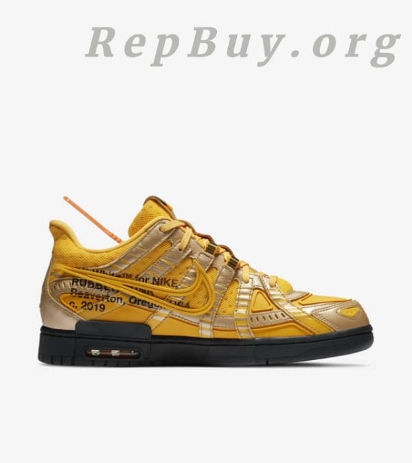 Top Version Nike Air Rubber Dunk Off-White University Gold CU6015-700, best replica Nike shoes, high quality rep sneakers, 1:1 copy Off-White Dunks, premium fake Nike CU6015-700, perfect clone Nike Air Rubber Dunk, luxury replica sneakers, flawless Off-White University Gold reps