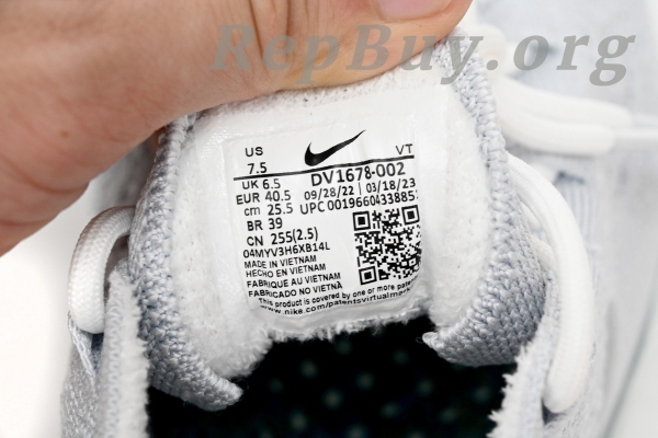 Top Version Nike AIR VAPORMAX 2023 FK All White DV1678-002 - Image 10