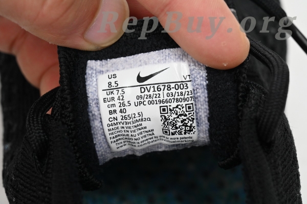 Top Version Nike AIR VAPORMAX 2023 FK Black DV1678-003 - 图片 10