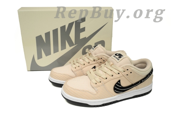 Top Version Nike Dunk Low Albino & Preto FD2627-200 - 图片 13