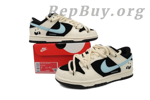 Top Version Nike Dunk Low Blueberry Panda DD1391-100 - 图片 12