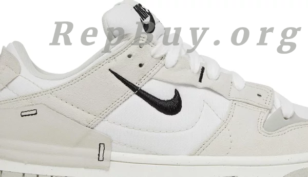 Top Version Nike Dunk Low Disrupt 2 Pale Ivory Black (Women's) DH4402-101 - Image 3