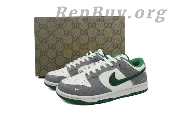 Top Version Nike Dunk Low Gucci Custom SF1588-134 - 图片 11