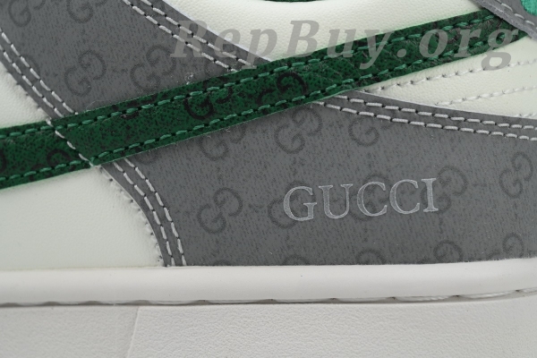 Top Version Nike Dunk Low Gucci Custom SF1588-134 - 图片 9