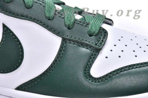 Top Version Nike Dunk Low Michigan State DD1391-101 - 图片 6