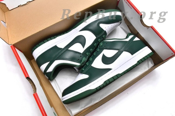 Top Version Nike Dunk Low Michigan State DD1391-101 - 图片 16