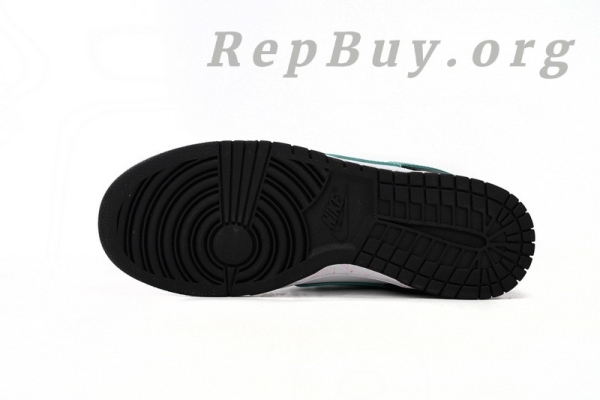 Top Version Nike Dunk Low Multiple Swooshes White Washed Teal FD4623-131 - Image 5