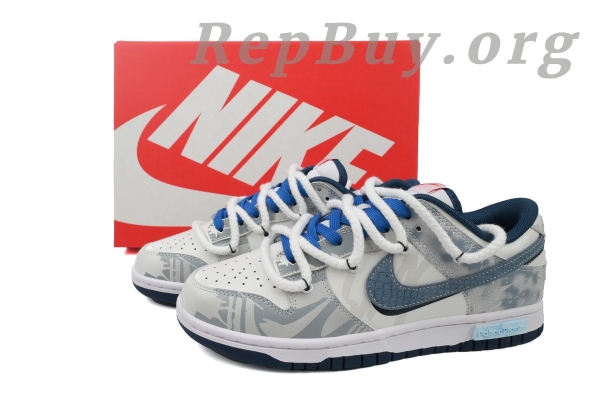 Top Version Nike Dunk Low Silver Dragon DD1391-400 - 图片 11