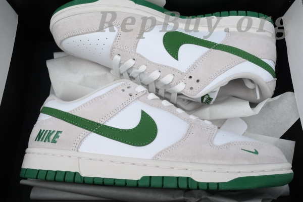 Top Version Nike Dunk Low Suede Green KK1888-013 - 图片 10