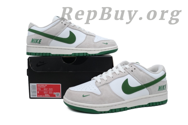 Top Version Nike Dunk Low Suede Green KK1888-013 - 图片 12