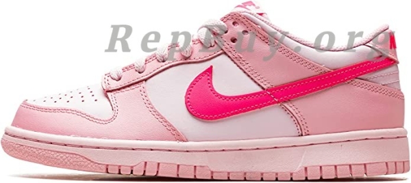 Top Version Nike Dunk Low Triple Pink DH9765-600 - 图片 2