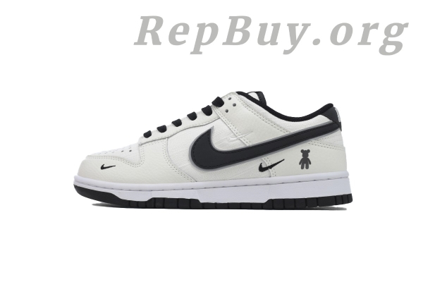 Top Version Nike Dunk Low Violent Bear, High Quality Replica Nike Dunk, Best Replica Nike Shoes, Custom KK1888-005, Violent Bear White Black Dunk, 1:1 Replica Sneakers, Premium Fake Nike Dunk Low