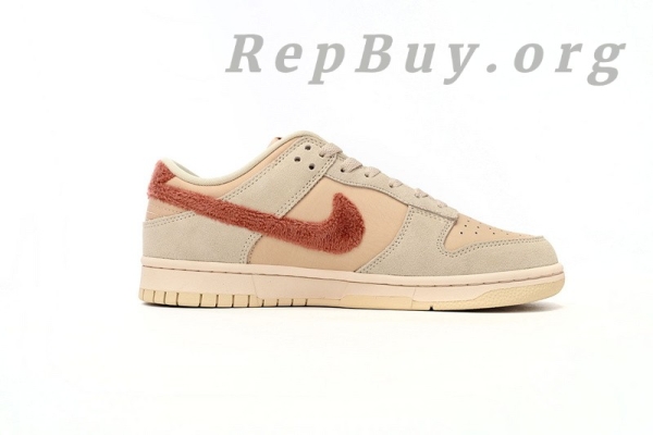 Top Version Nike Dunk Low WMNS “Terry Swoosh” DZ4706-200 - 图片 3