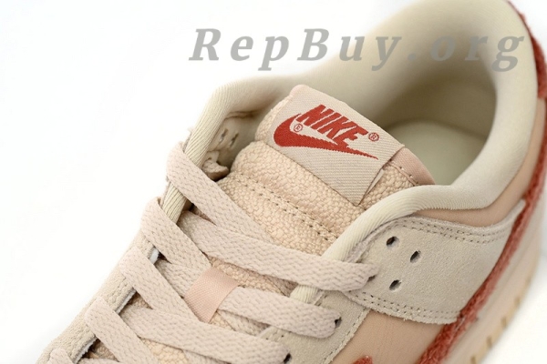 Top Version Nike Dunk Low WMNS “Terry Swoosh” DZ4706-200 - 图片 7