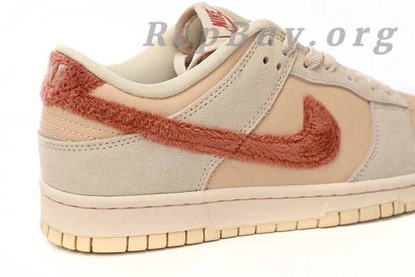 Top Version Nike Dunk Low WMNS “Terry Swoosh” DZ4706-200 - 图片 9