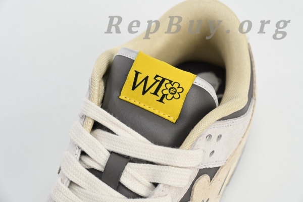 Top Version Nike Dunk Low WTP"MOSS" Beige Gray WTPS 1063-32-024 - Image 7