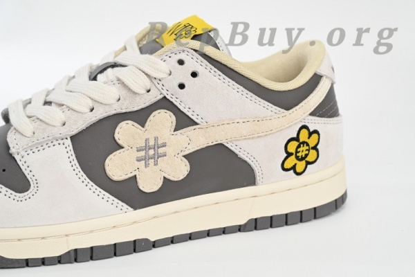 Top Version Nike Dunk Low WTP"MOSS" Beige Gray WTPS 1063-32-024 - Image 8