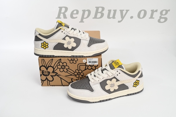 Top Version Nike Dunk Low WTP"MOSS" Beige Gray WTPS 1063-32-024 - Image 14