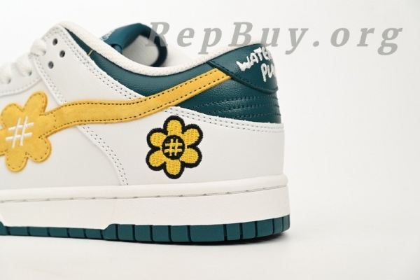 Top Version Nike Dunk Low WTP"MOSS" DUNK Beige Sun Yellow WTPS 1124-93-300 - Image 8