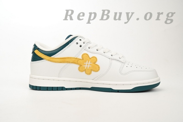 Top Version Nike Dunk Low WTP"MOSS" DUNK Beige Sun Yellow WTPS 1124-93-300 - Image 3